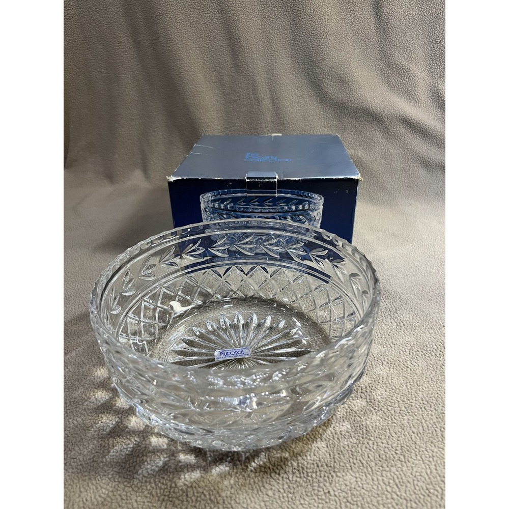 Shannon Lead Crystal Giftware Serving Bowl 8‎ 1/2 Inch In Original Box